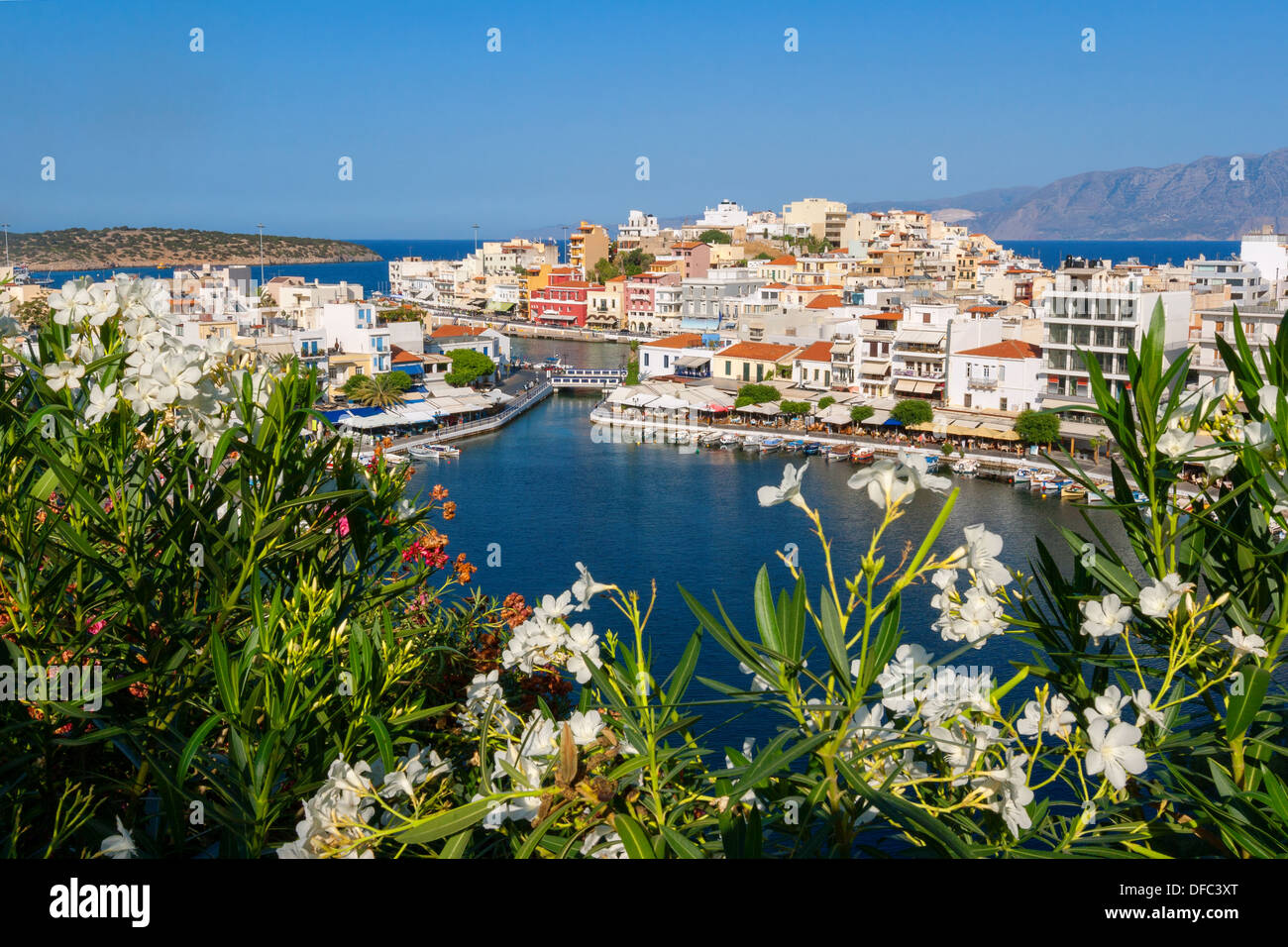 Agios Nikolaos. Crete, Greece Stock Photo