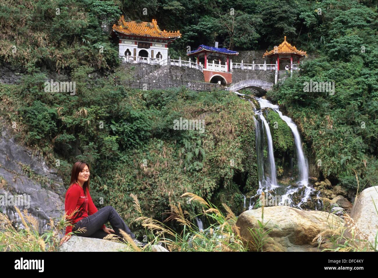 Eternal Spring Shrine, Taroko National Park, Hualien district on the