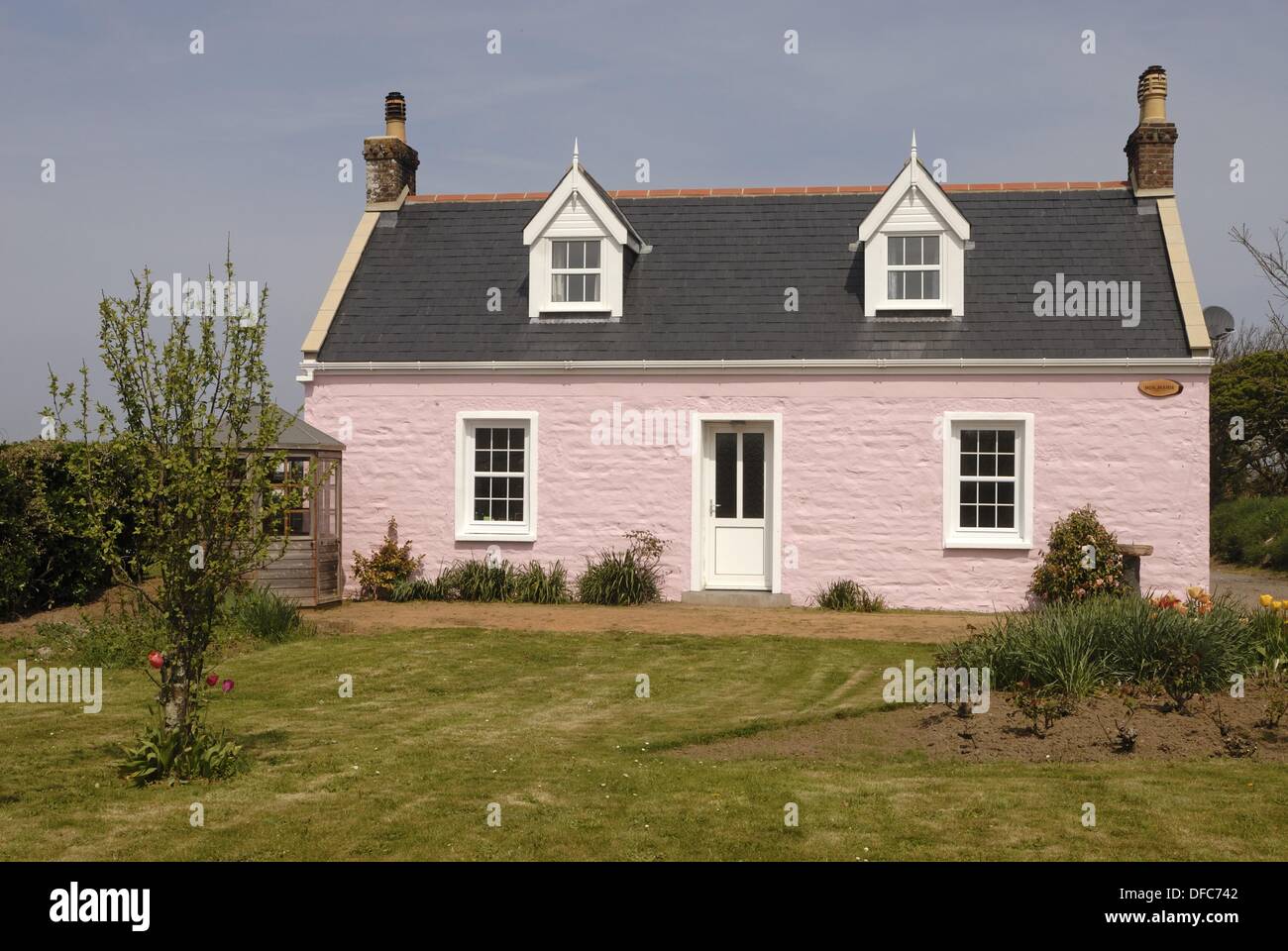 cottage, Sark island, Bailiwick of Guernsey, British Crown dependency