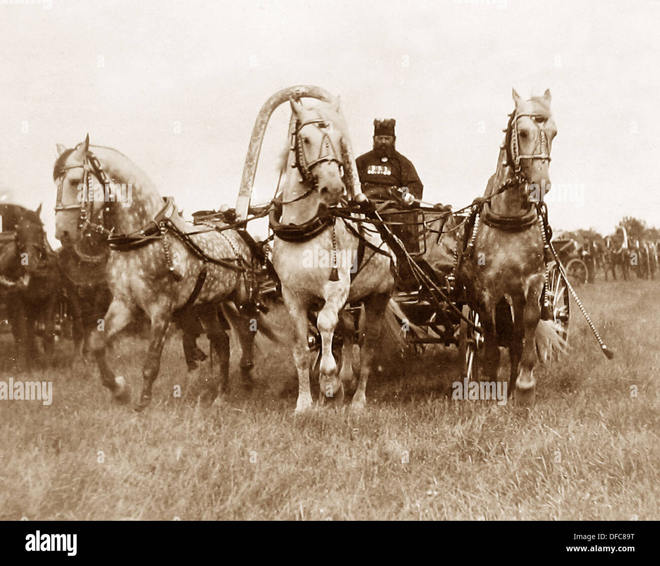 Russia The Tzar's Troika pre-1900 Stock Photo