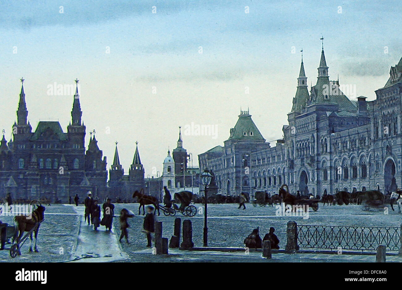Russia Moscow Red Square pre-1900 Stock Photo