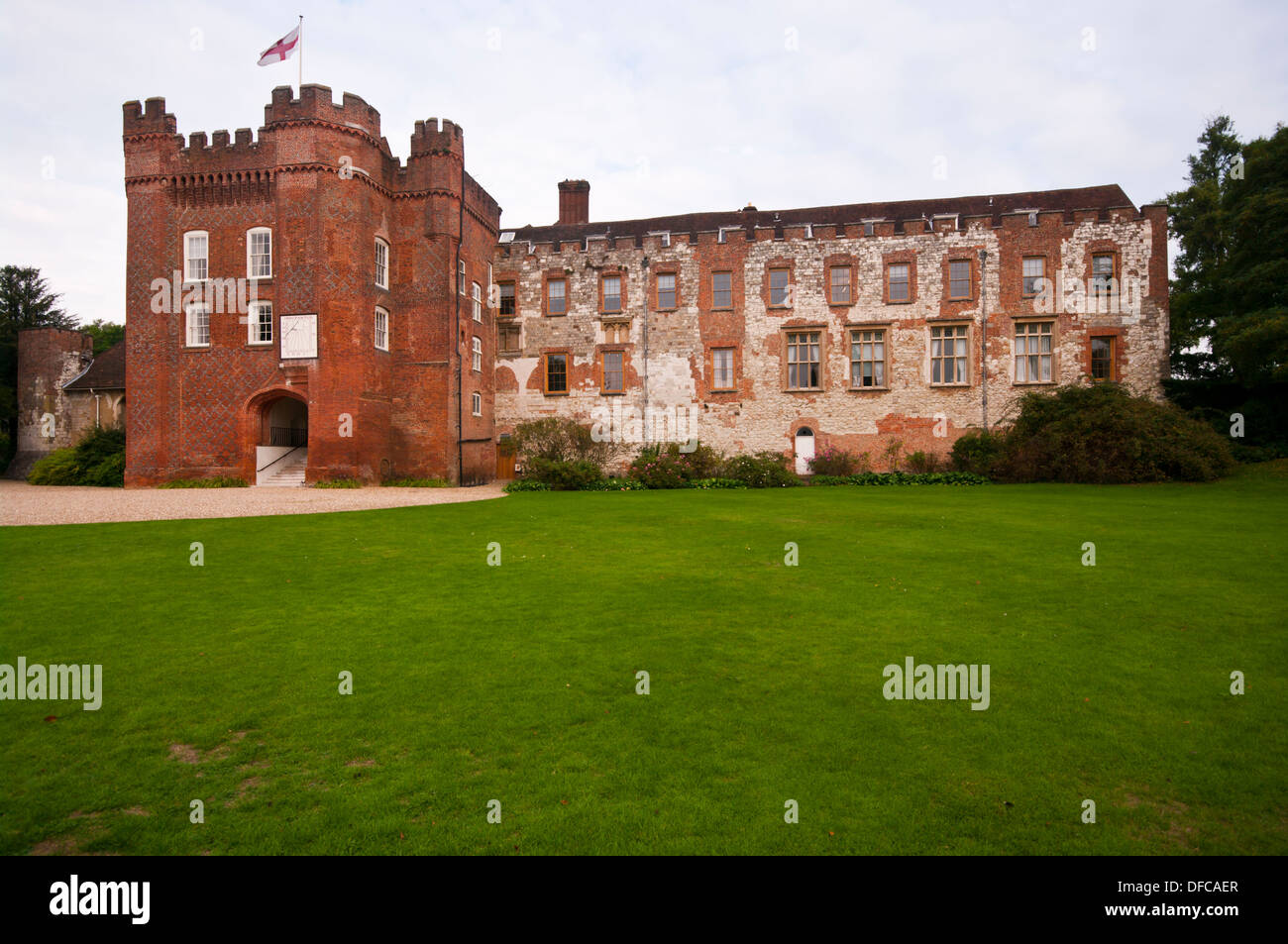 The Palace and Waynefletes Tower at Farnham Castle Surrey