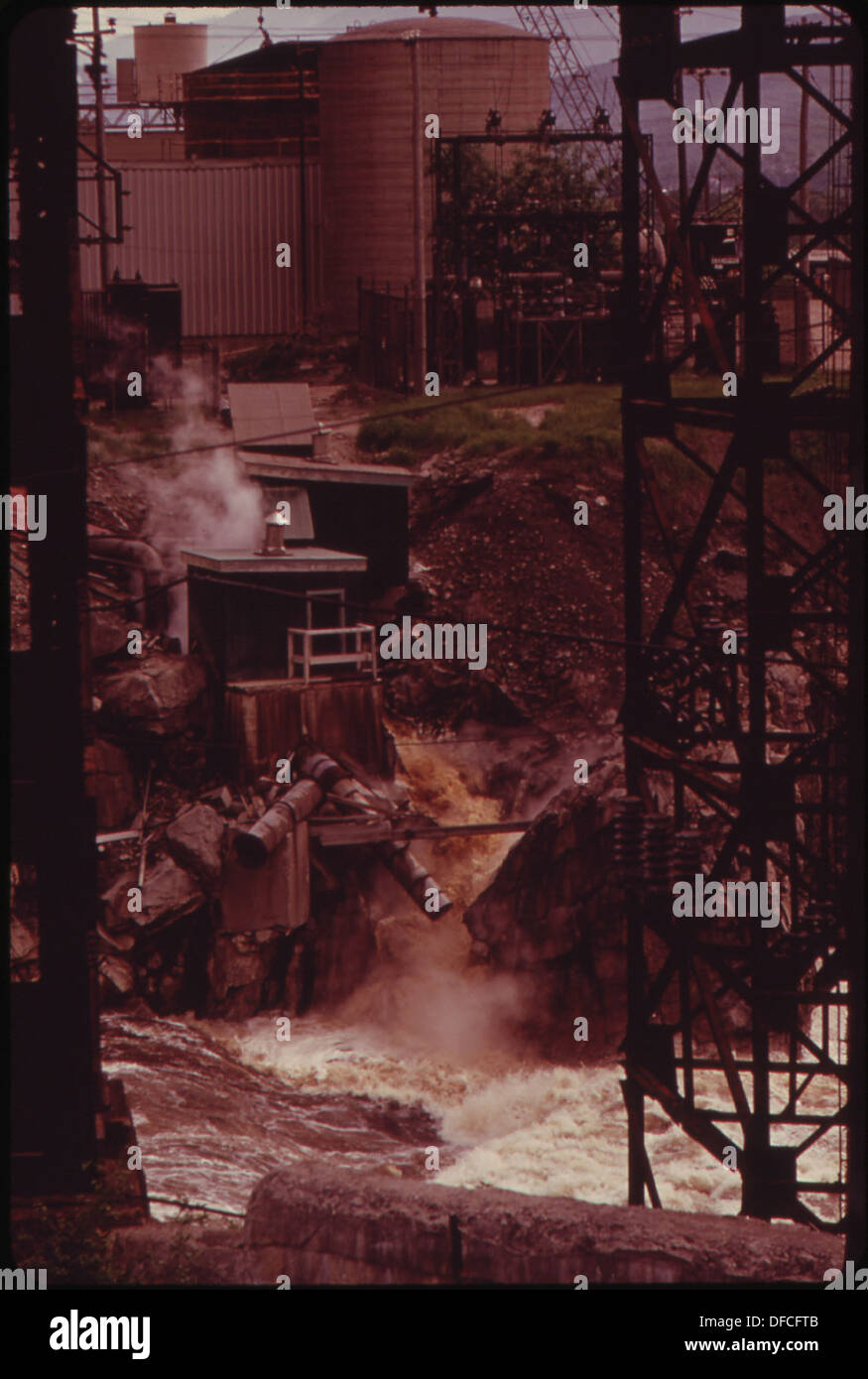 BROWN PAPER COMPANY, SHOWING OUTFALL INTO THE ANDROSCOGGIN RIVER 550684