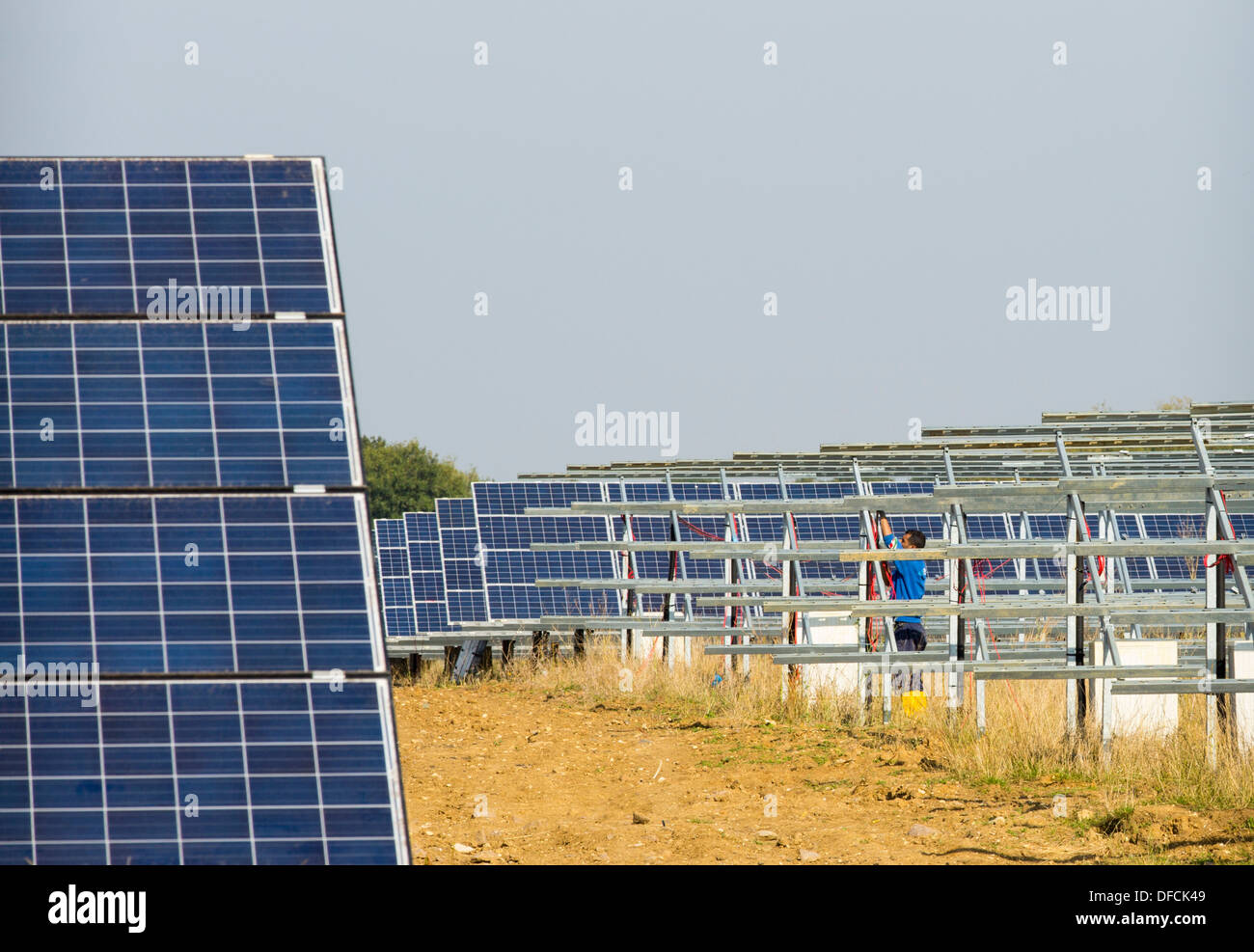 Wymeswold Solar Farm the largest solar farm in the UK at 34 MWp, on an ...