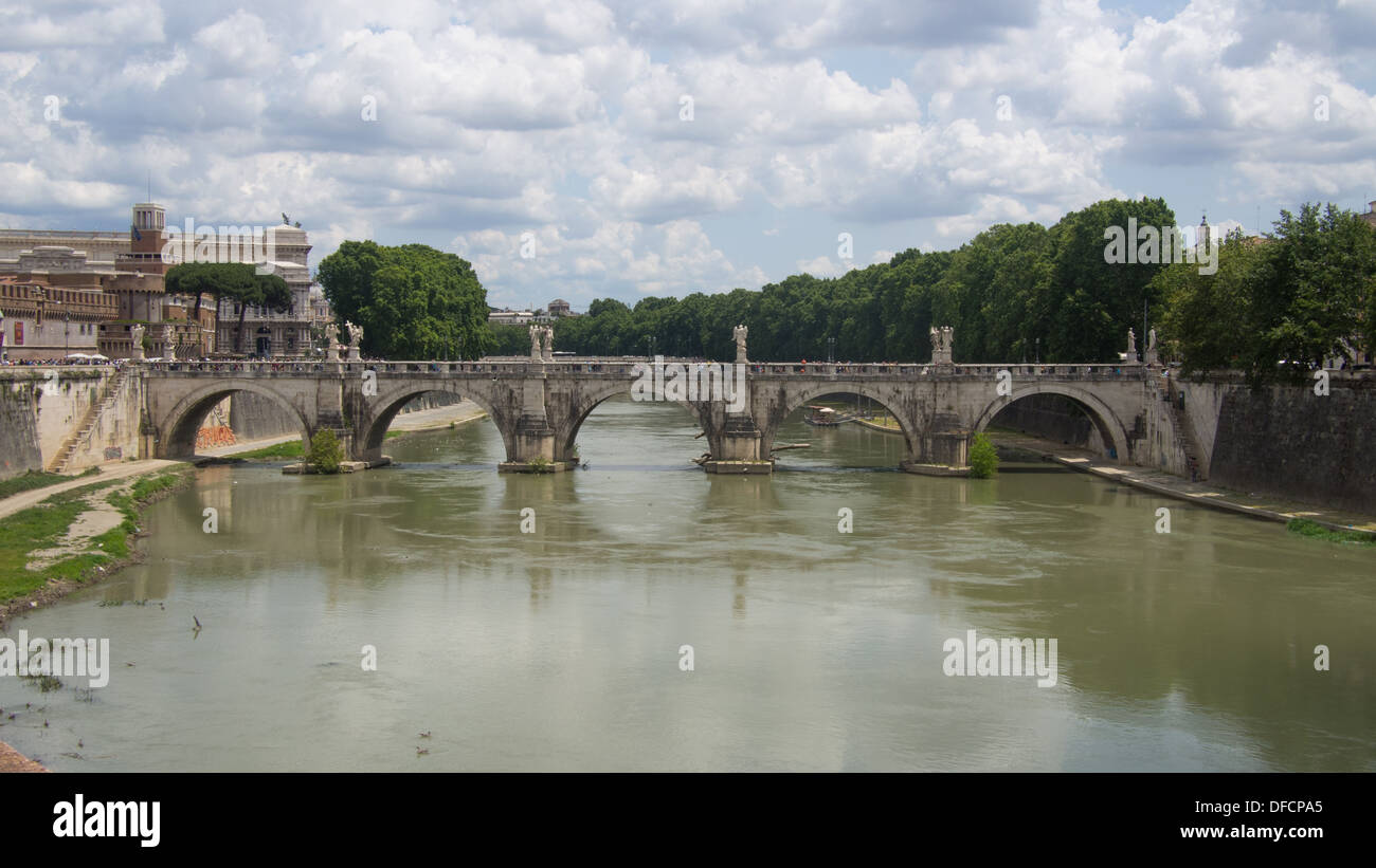 River Tiber, Rome, Lazio region, Italy Stock Photo