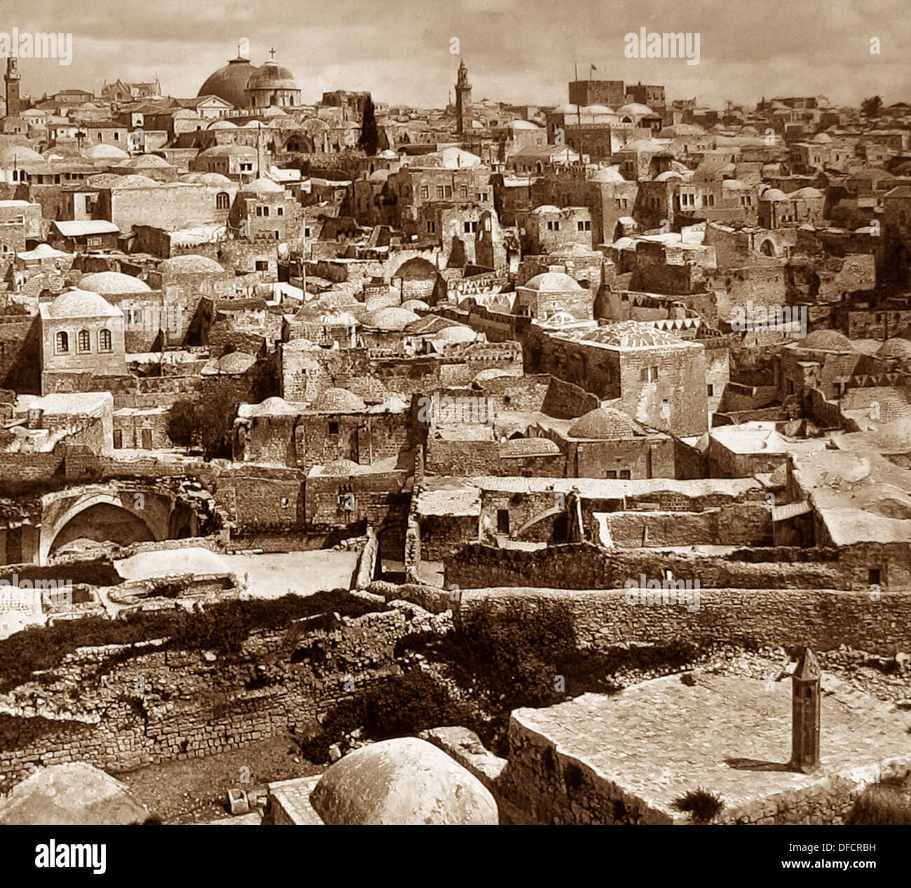 Jerusalem probably 1870s Stock Photo
