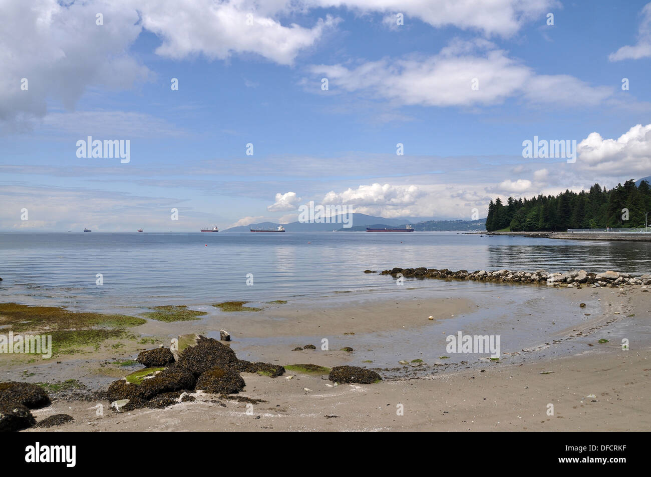 English Bay, Vancouver, BC, Canada Stock Photo