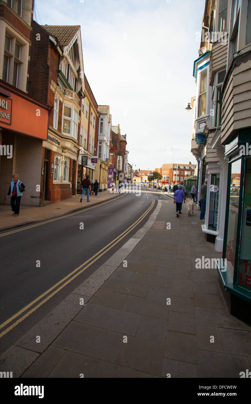Church Street Cromer Norfolk UK Stock Photo Alamy