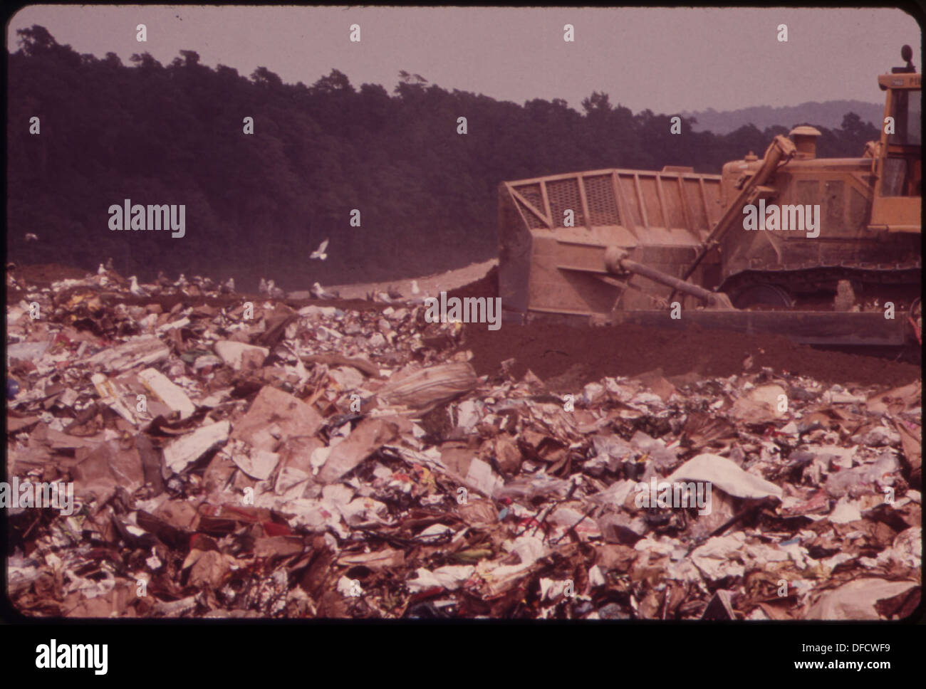 COVERING GARBAGE WITH ONE FOOT OF EARTH AT WESTCHESTER COUNTY'S CROTON