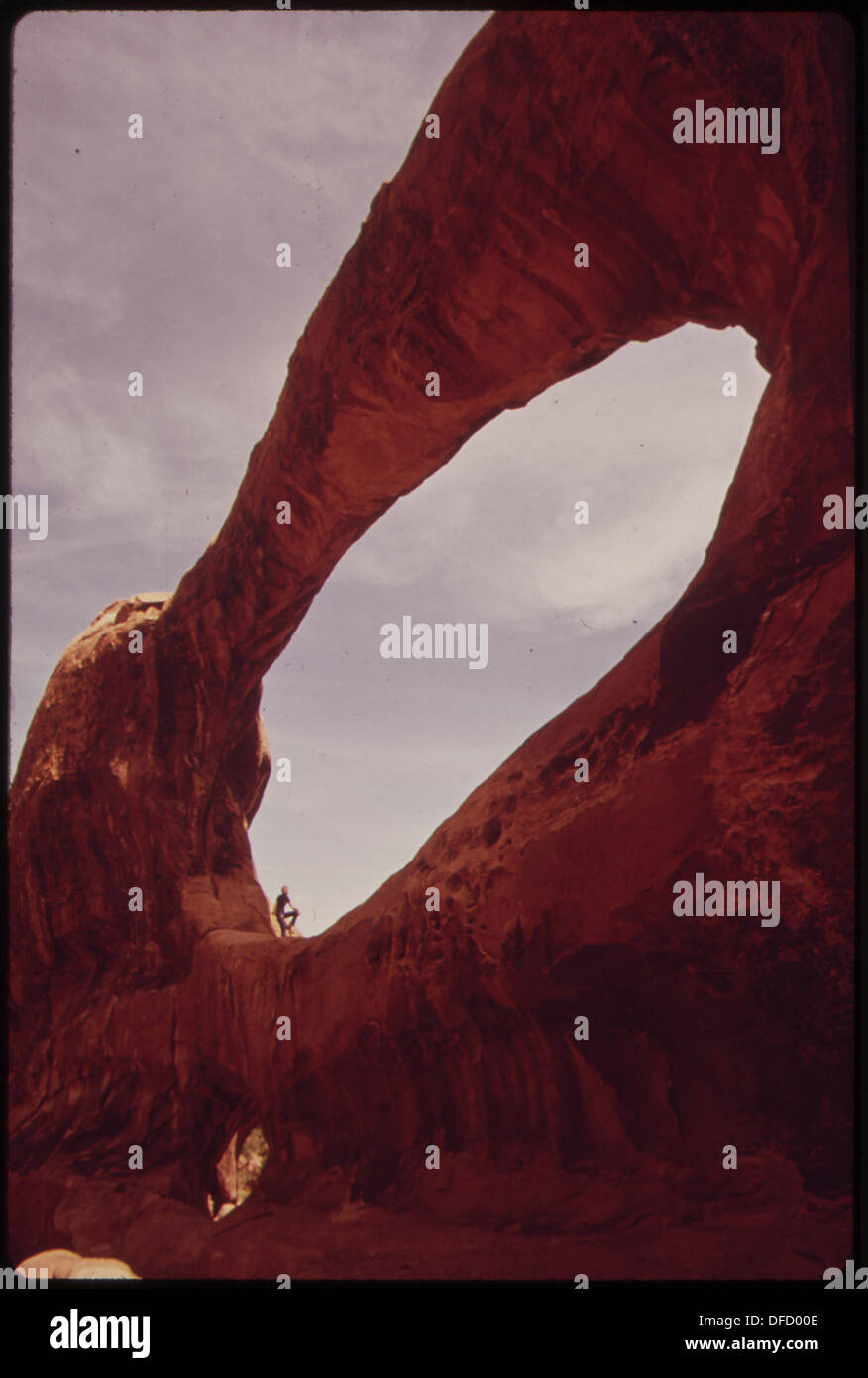 Double Arch Geologic Feature Double O Arch is located at the end of the Devil’s Garden Trail, a ...