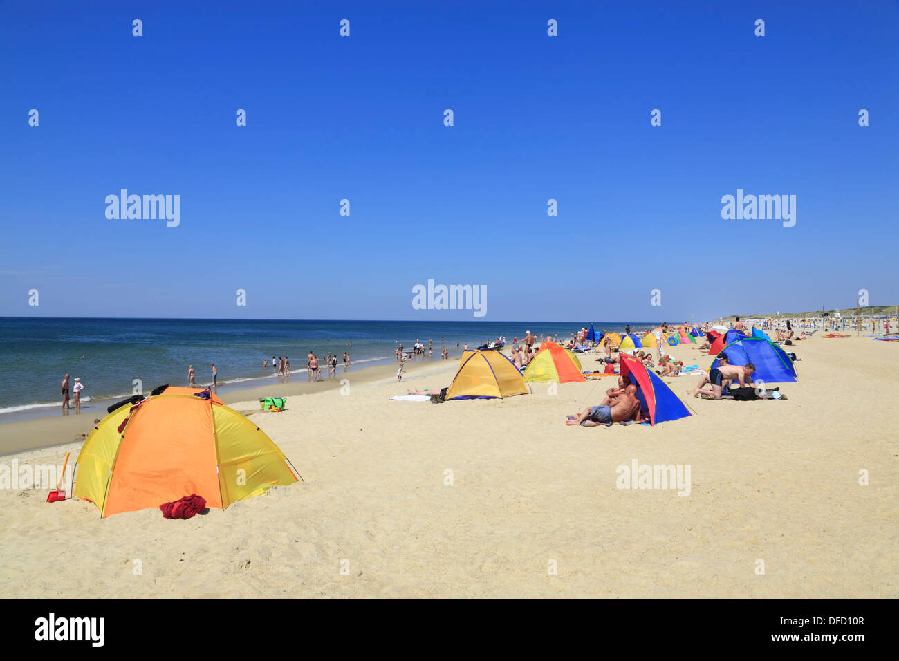 Beach at Westerland, Sylt Island, Schleswig-Holstein, Germany Stock Photo -  Alamy