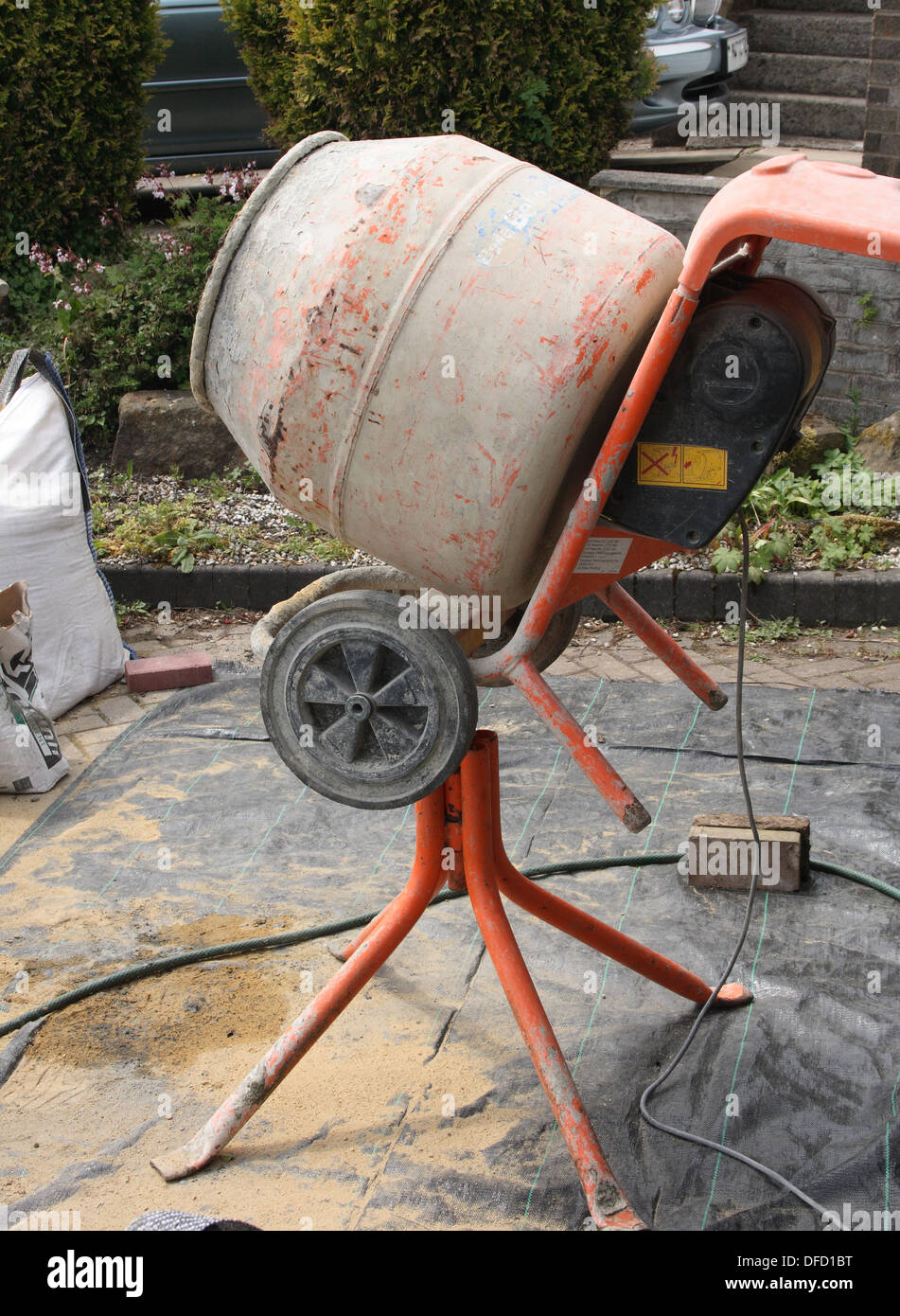Cement Mixer Stock Photo Alamy