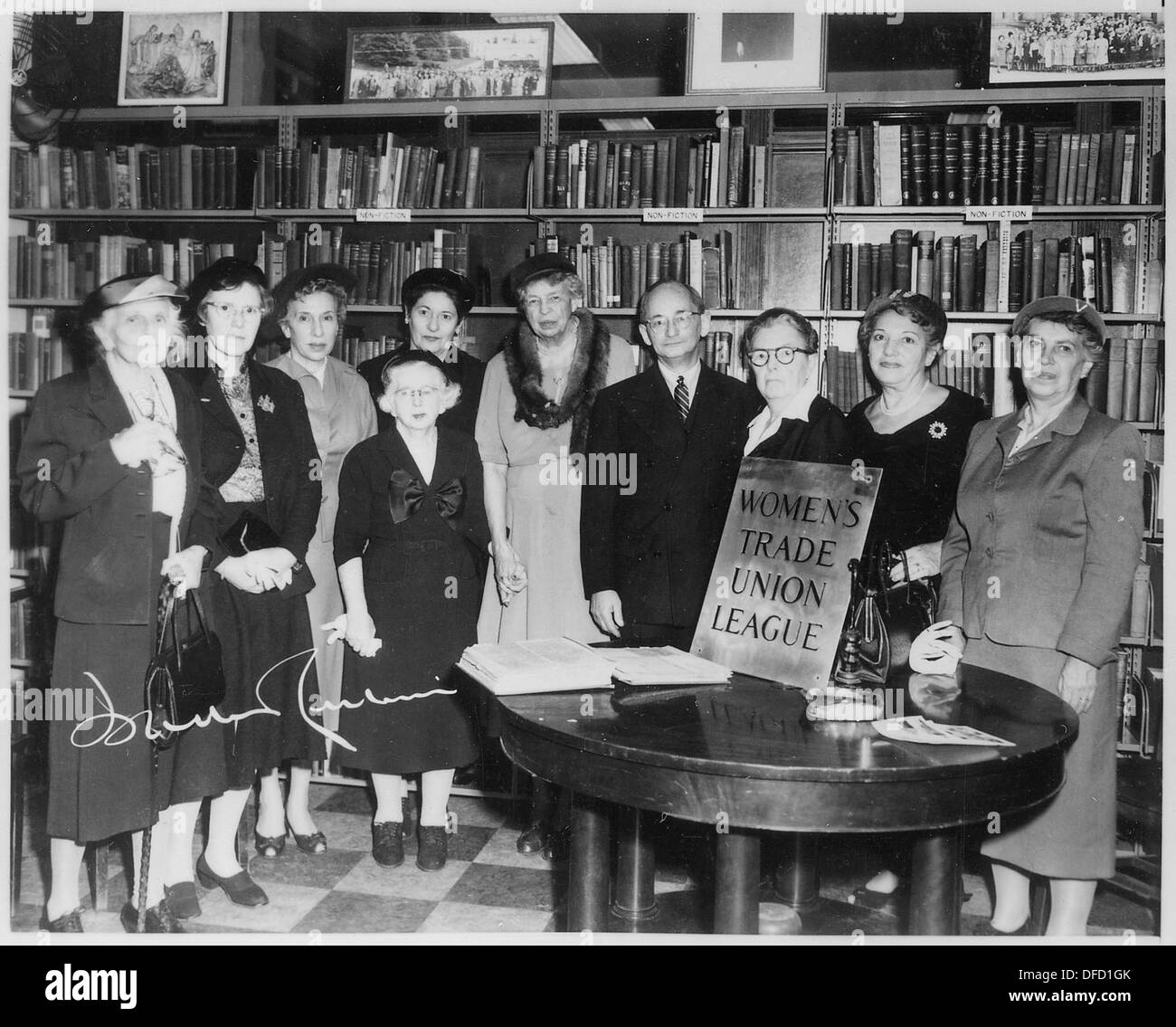 Members of the womens social and political union Black and White Stock ...