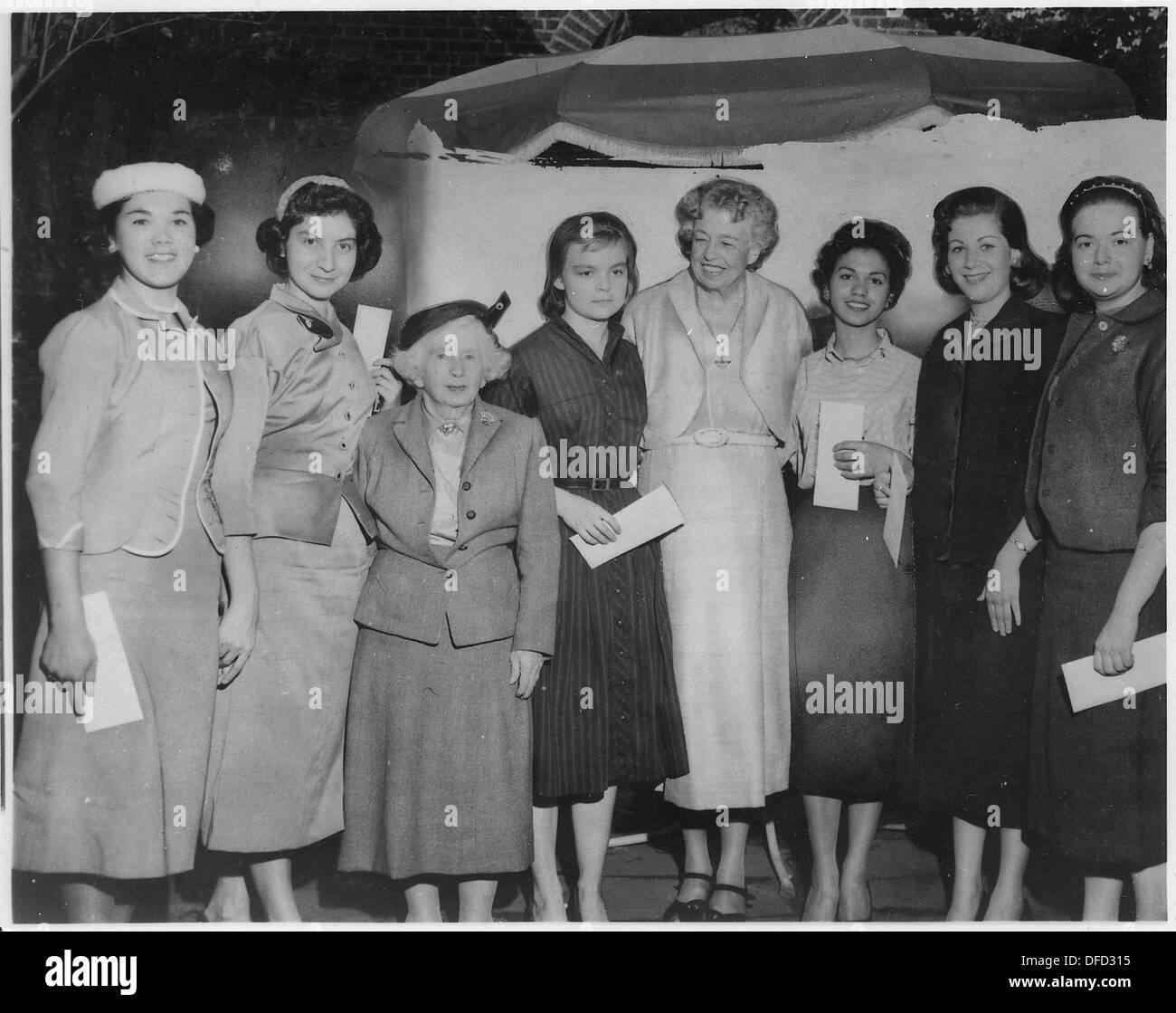 Members of the womens social and political union Black and White Stock ...