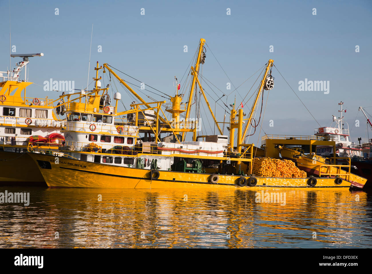 port, fishing boat, sinop, black sea, turkey, asia Stock Photo - Alamy