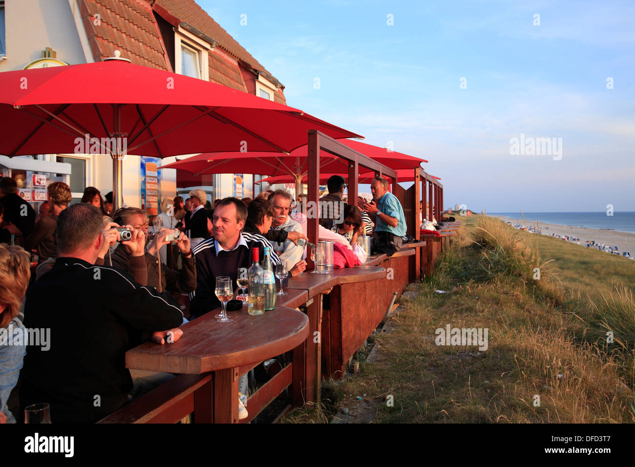 Wenningstedt, fish restaurant Gosch, Sylt Island, Schleswig-Holstein,  Germany Stock Photo - Alamy