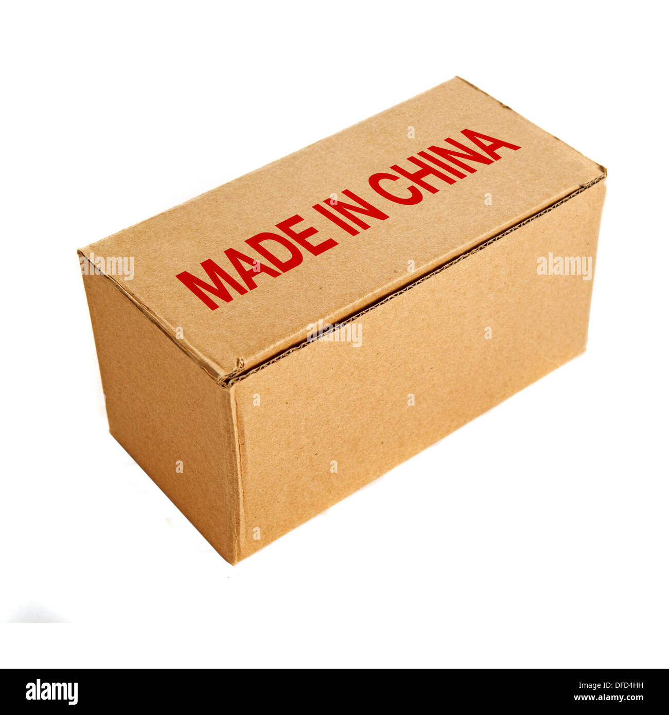 Made in china cardboard box hi-res stock photography and images - Alamy