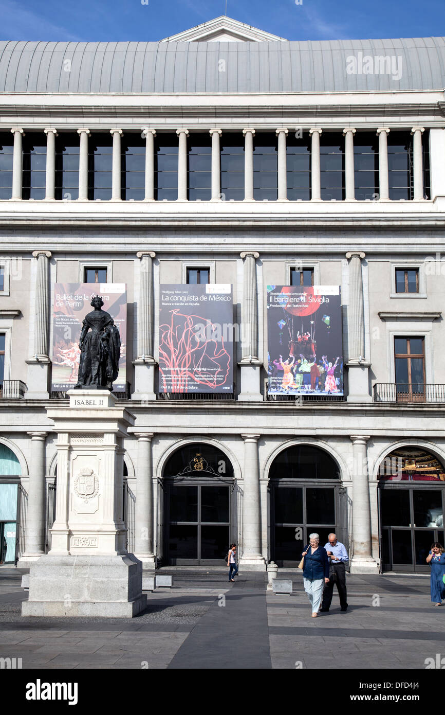 Opera House in Madrid Spain españa Stock Photo Alamy