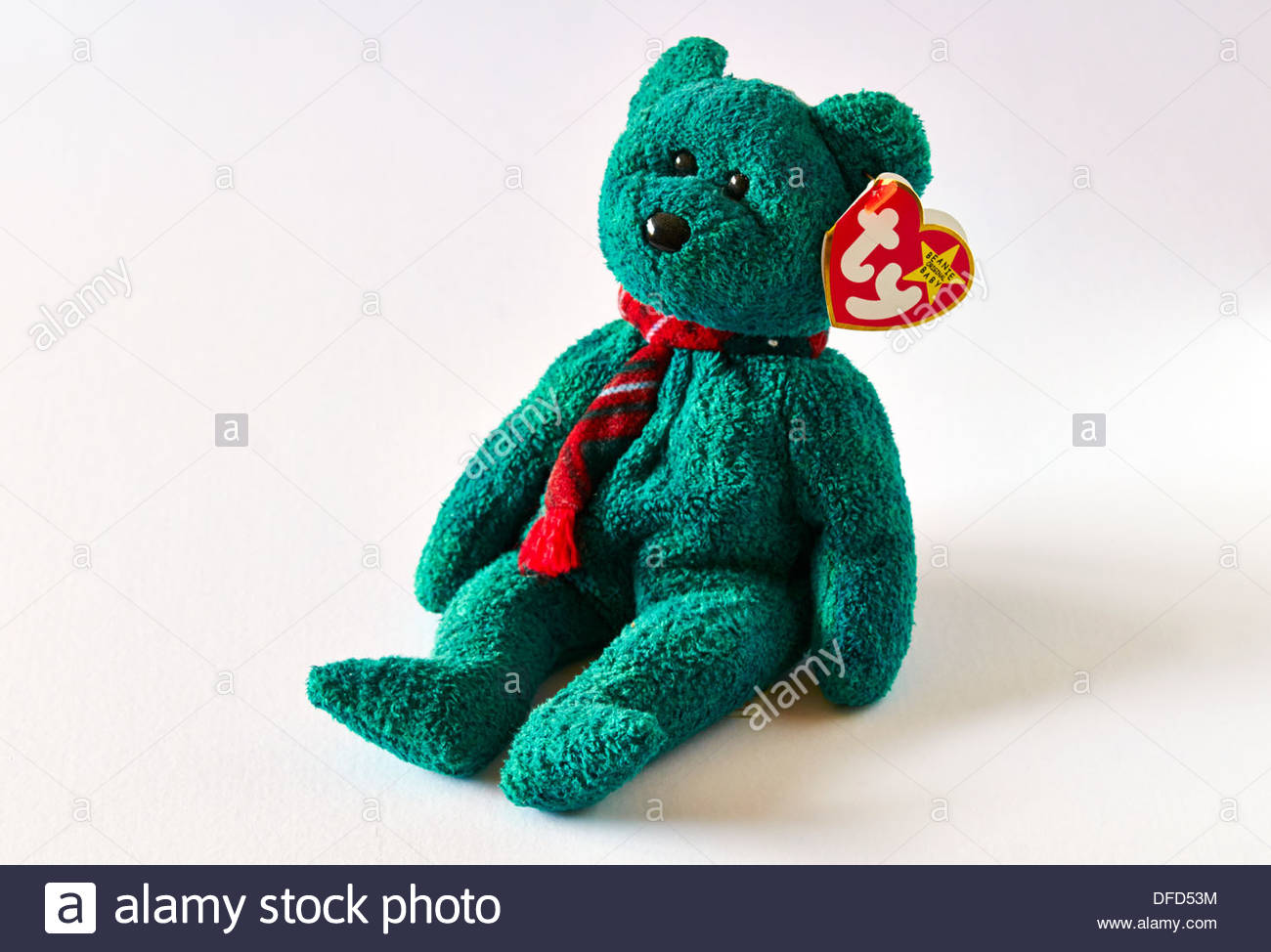 green ty bear