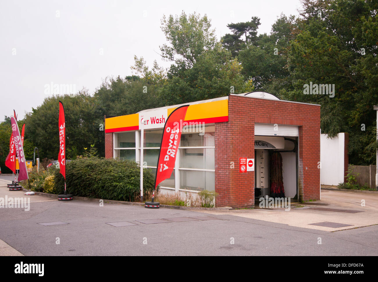 Automatic Automated Car Wash Stock Photo