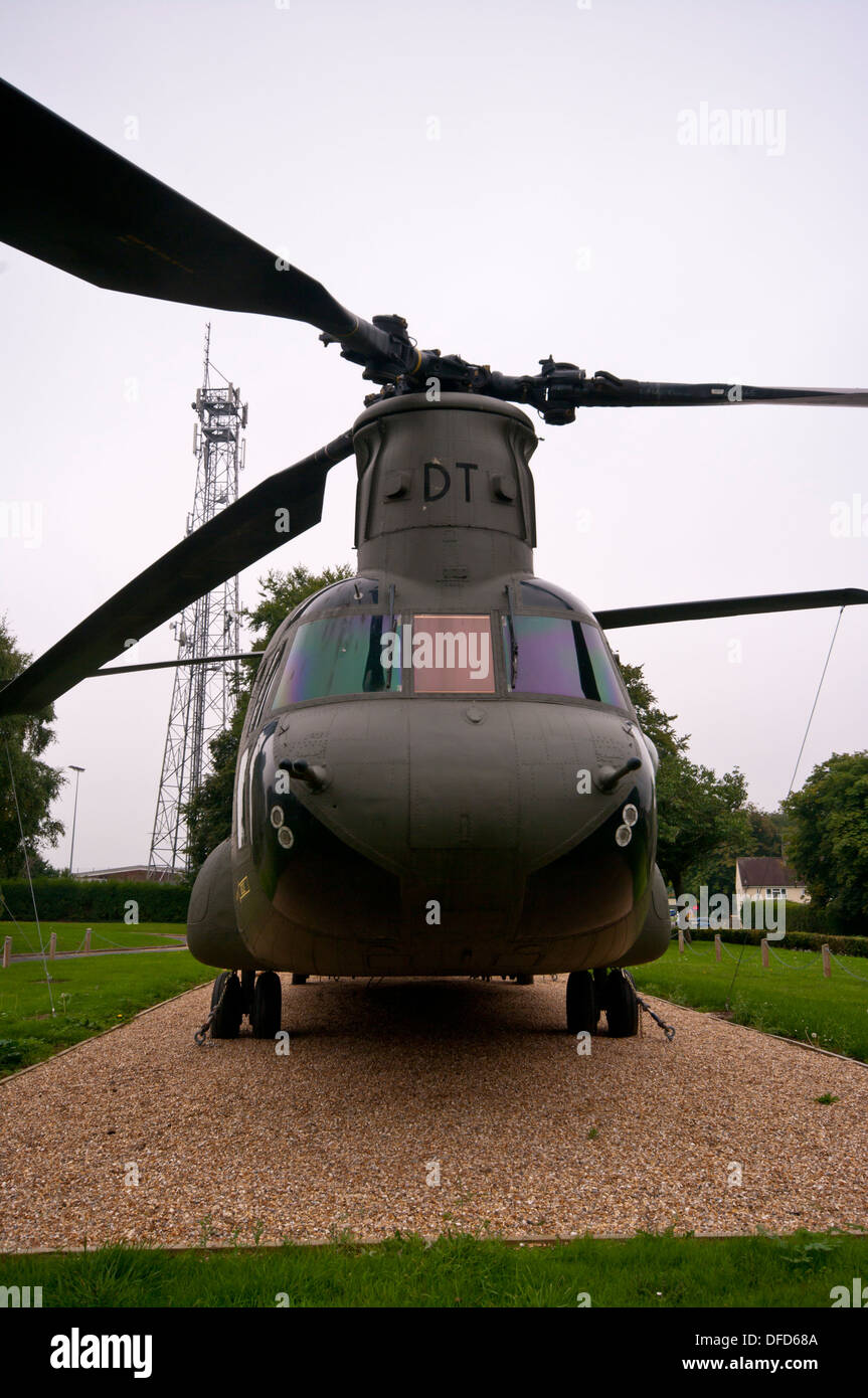 RAF Chinook Helicopter Stock Photo