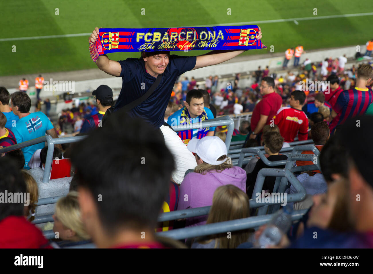 FC Barcelona Football Stadium Stock Photo