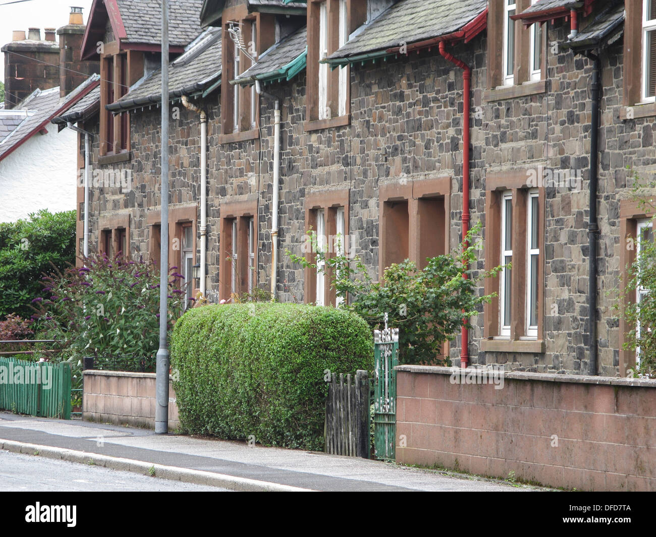 Beatock Scottish terrace houses hi-res stock photography and images - Alamy