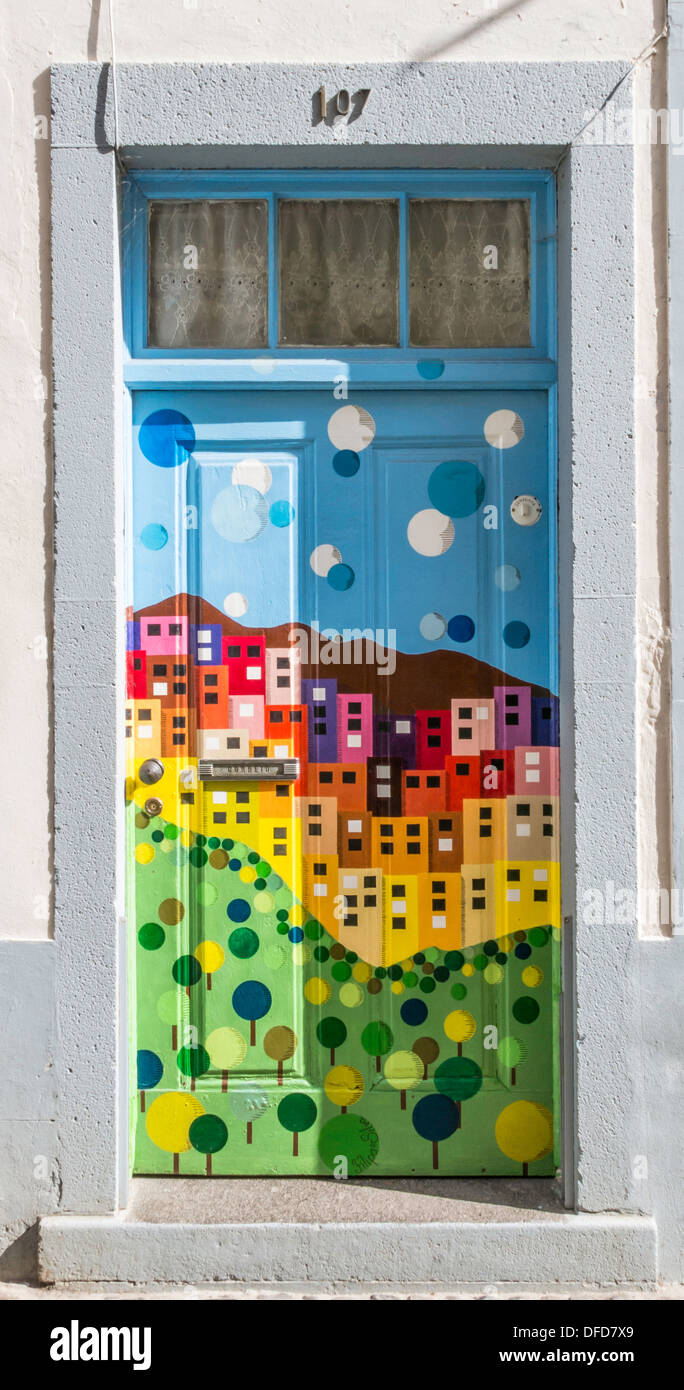 Painted Doors in Rua de Santa Maria Funchal Madeira Stock Photo Alamy Painted Doors in Rua de Santa Maria Funchal Madeira Stock Photo Alamy