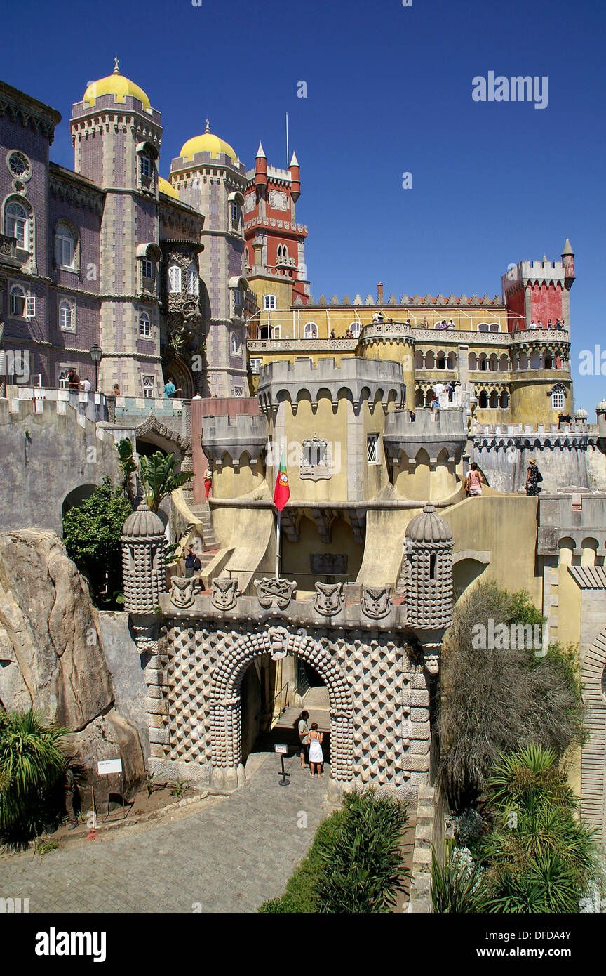 Pena National Palace, Sintra, Portugal Stock Photo Alamy
