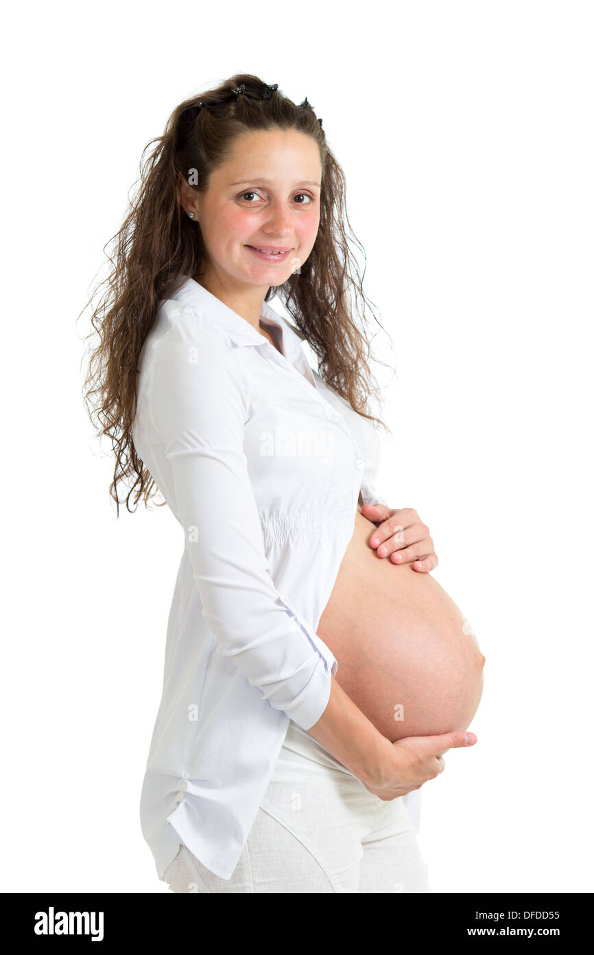 Woman belly background hires stock photography and images Alamy
