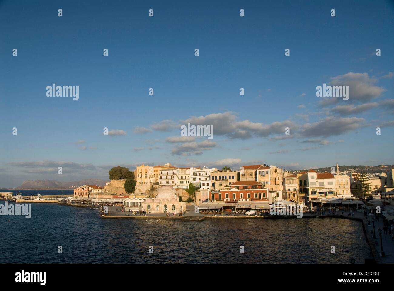 16th century Venetian harbor, Hania, Crete, Greece Stock Photo - Alamy