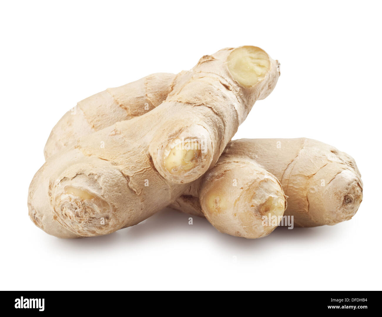 ginger isolated on white background Stock Photo