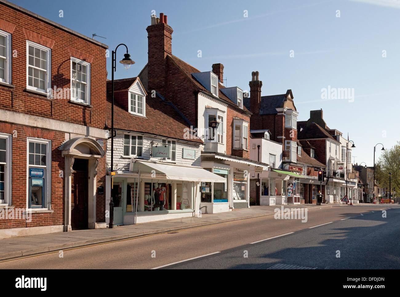 England Kent Tenterden High Street Stock Photo Alamy