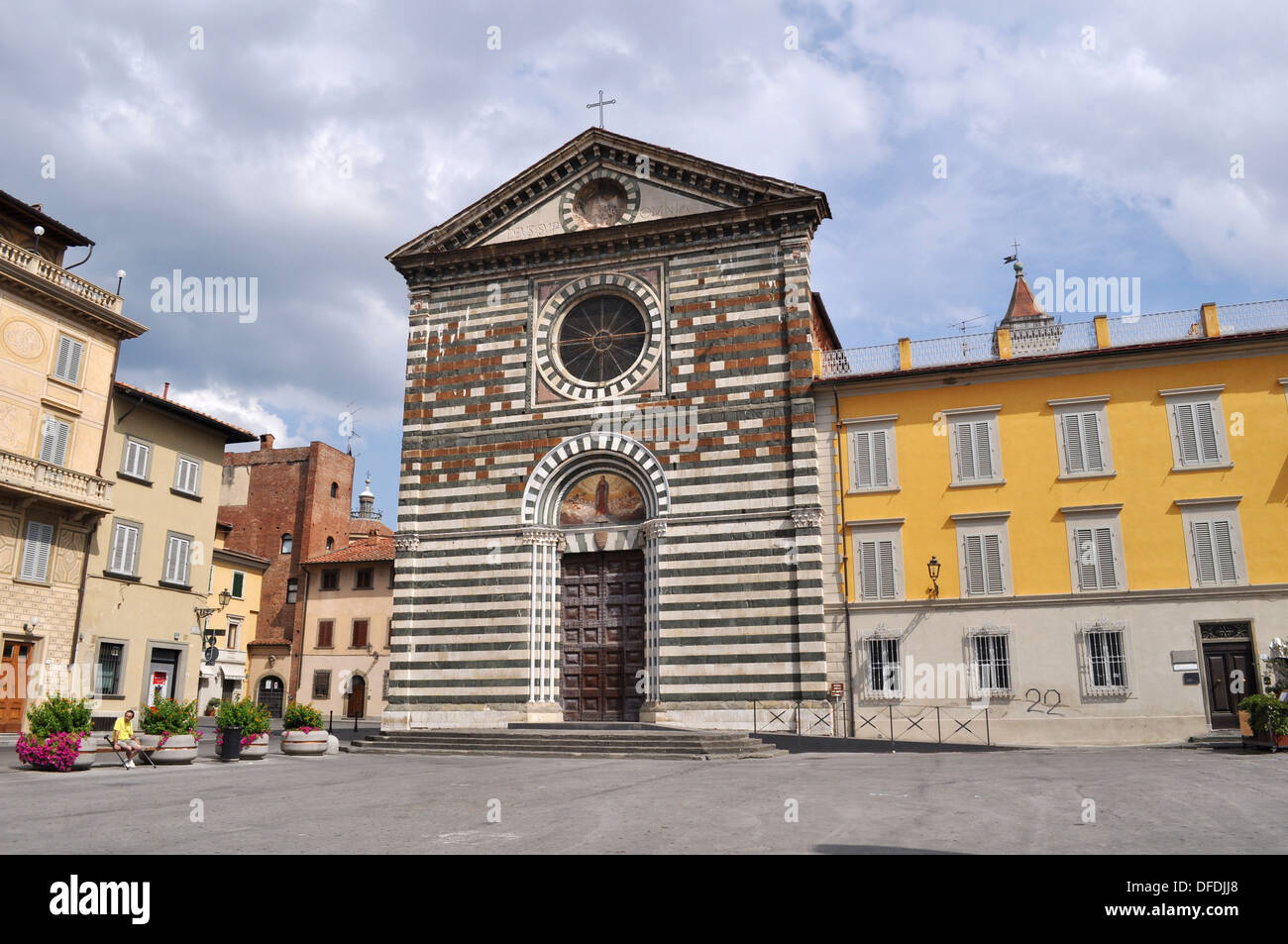 Prato (Italy) the Church of San Francesco Stock Photo Alamy