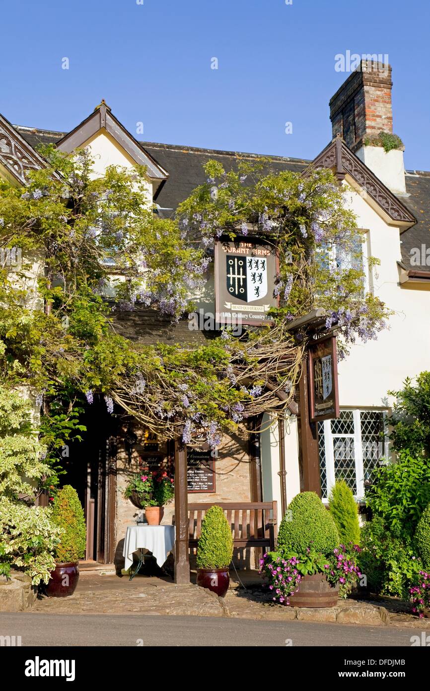 England Devon Ashprington ´The Durant Arms´ public house Stock Photo