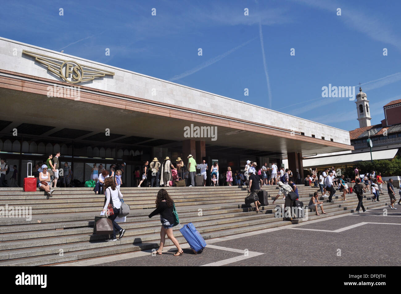 Venezia (Italy) Santa Lucia’s train station Stock Photo Alamy