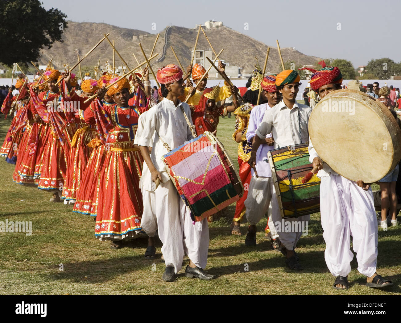 Dancers. Elephant Festival, Jaipur, Rajasthan, India Stock Photo - Alamy