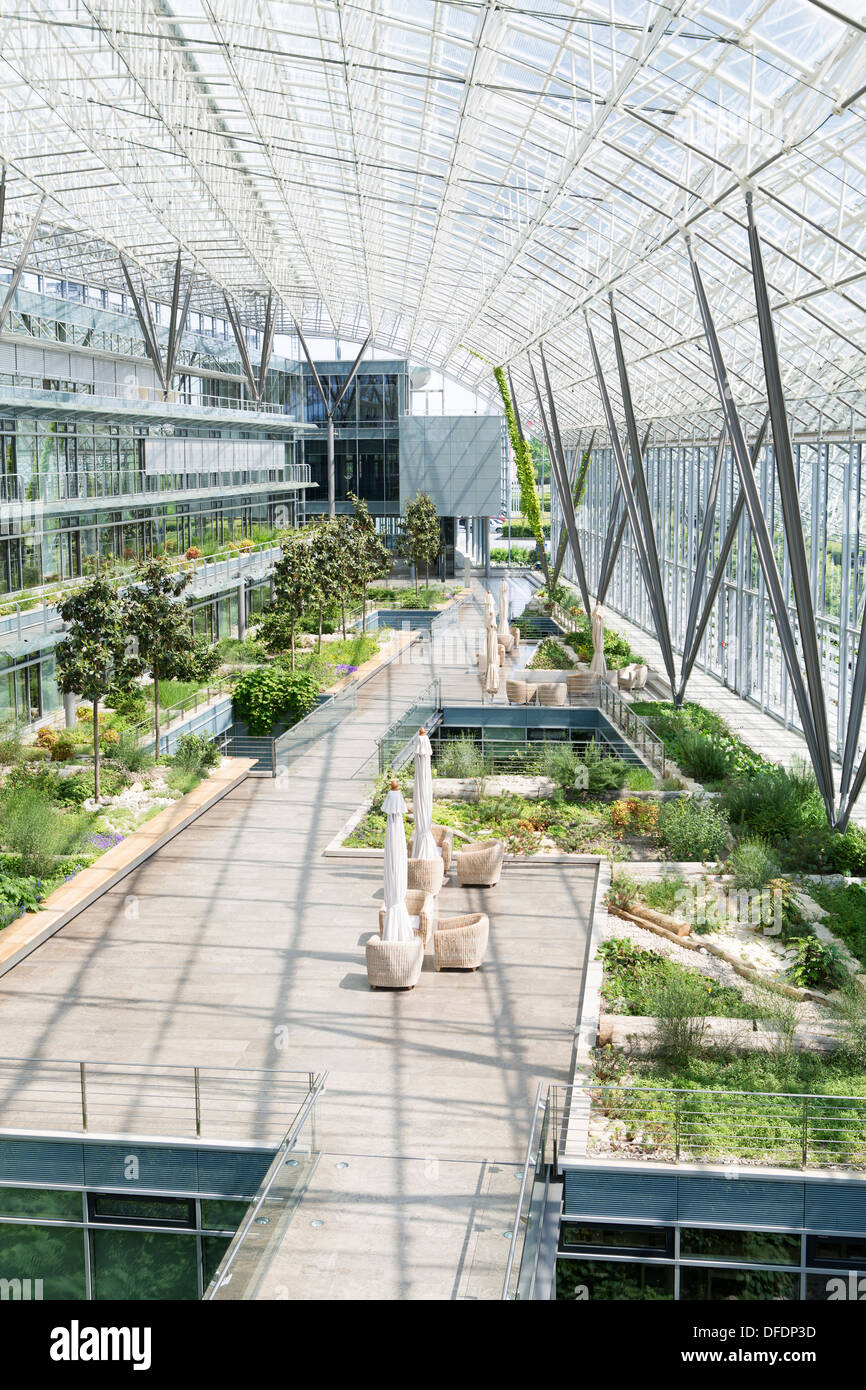Germany Hannover Interior Of Greenhouse Stock Photo 61153665