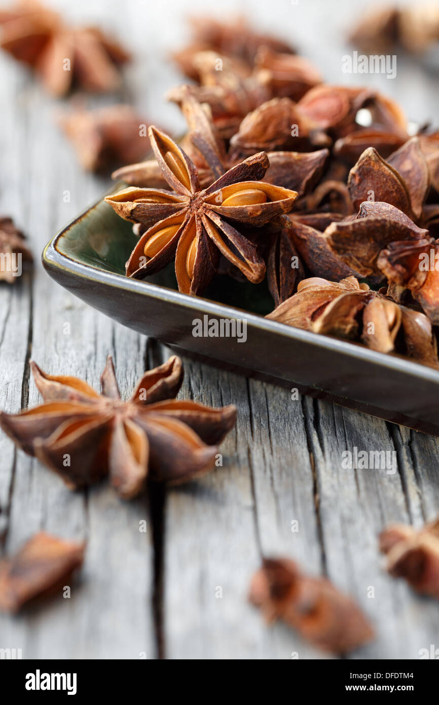 Star anise Stock Photo