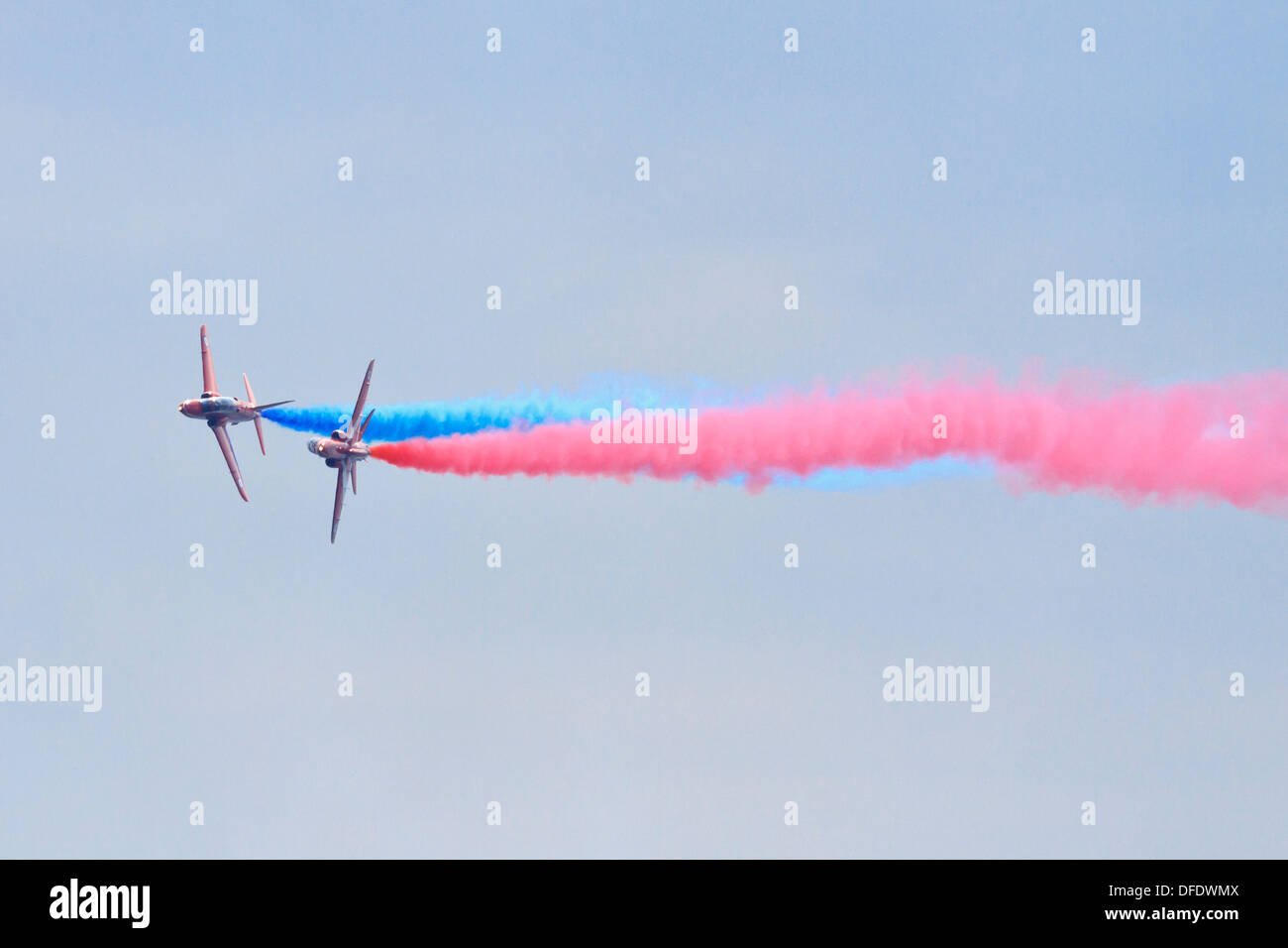 Red Arrows at the Bournemouth Air Show Stock Photo Alamy