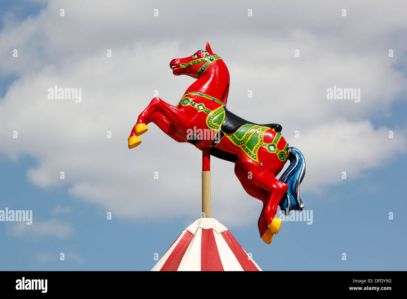 Decorative Horse at a fairground in Siena,Tuscany,Italy Stock Photo Alamy