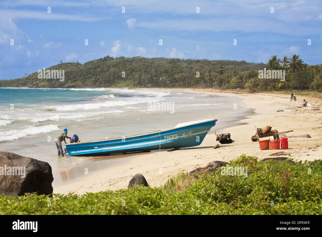 Long Bay, Big Corn Island, Corn Islands, Nicaragua Stock Photo Alamy
