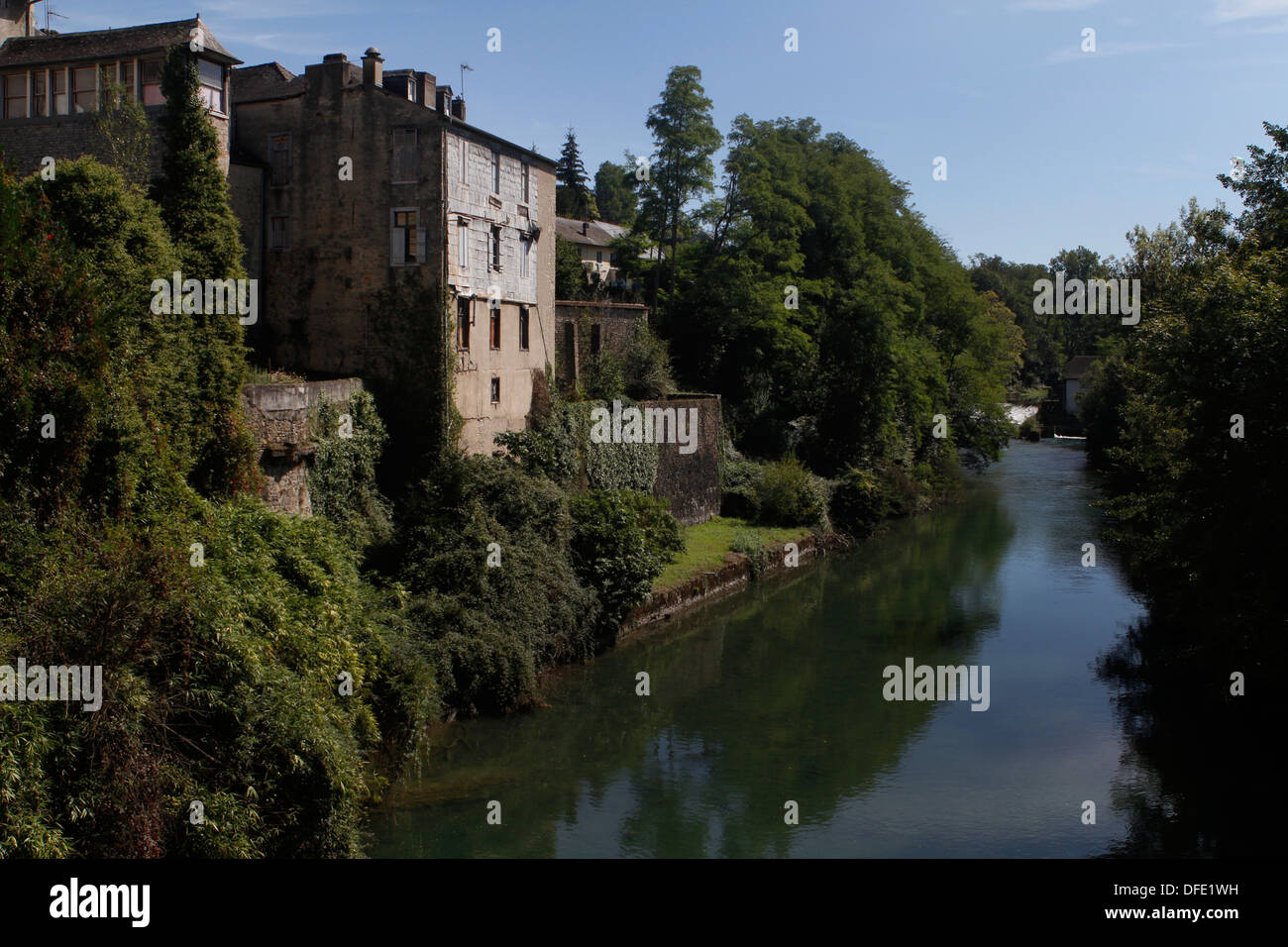 Village Oloron Sainte Marie in the South of France Stock Photo Alamy