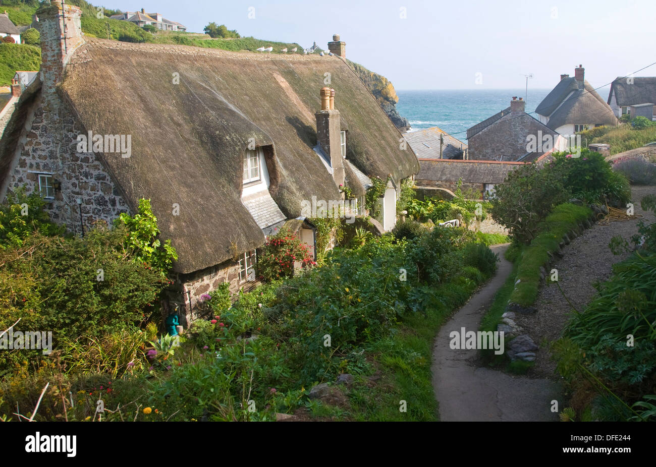 Cadgwith Cove Cornwall England Stock Photo Alamy