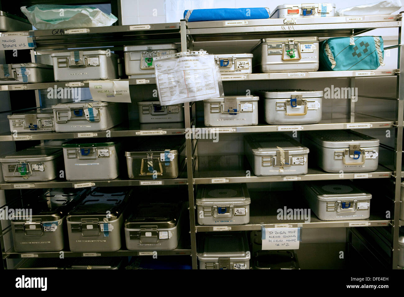 Surgical instrument box hires stock photography and images Alamy