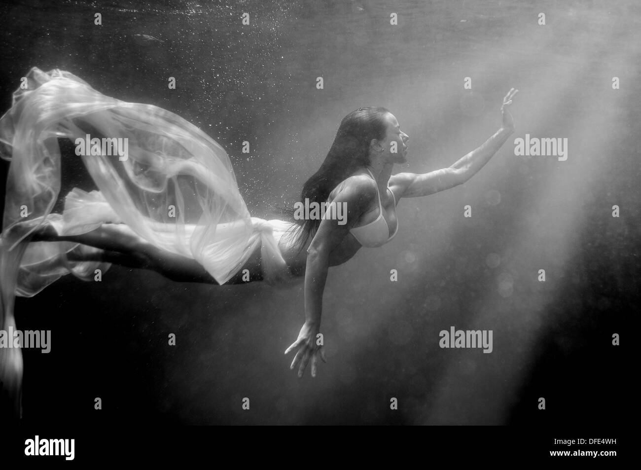 Fantasy underwater Black and White Stock Photos & Images - Alamy
