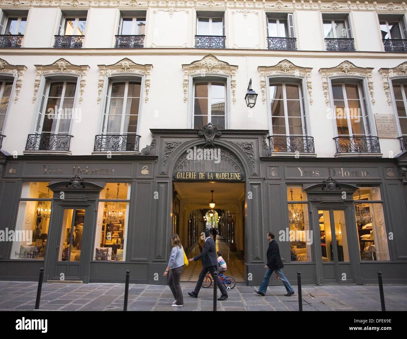 Galerie de la Madeleine, Paris, France Stock Photo Alamy