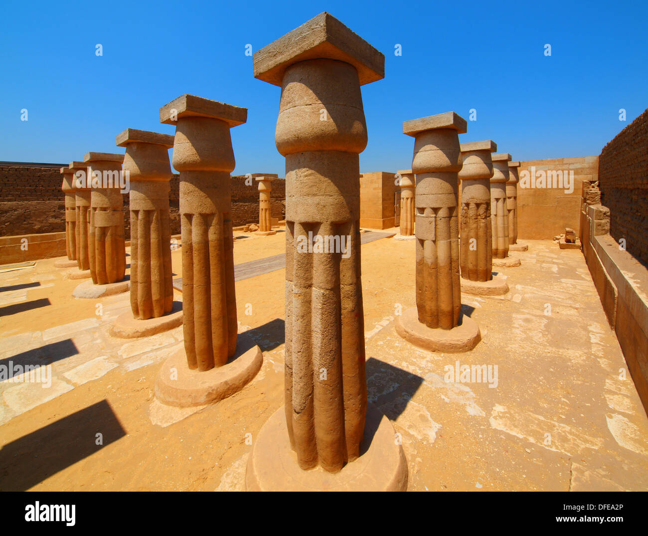 Tomb of Horemheb, New archaeological discoveries, Saqqara , Egypt Stock