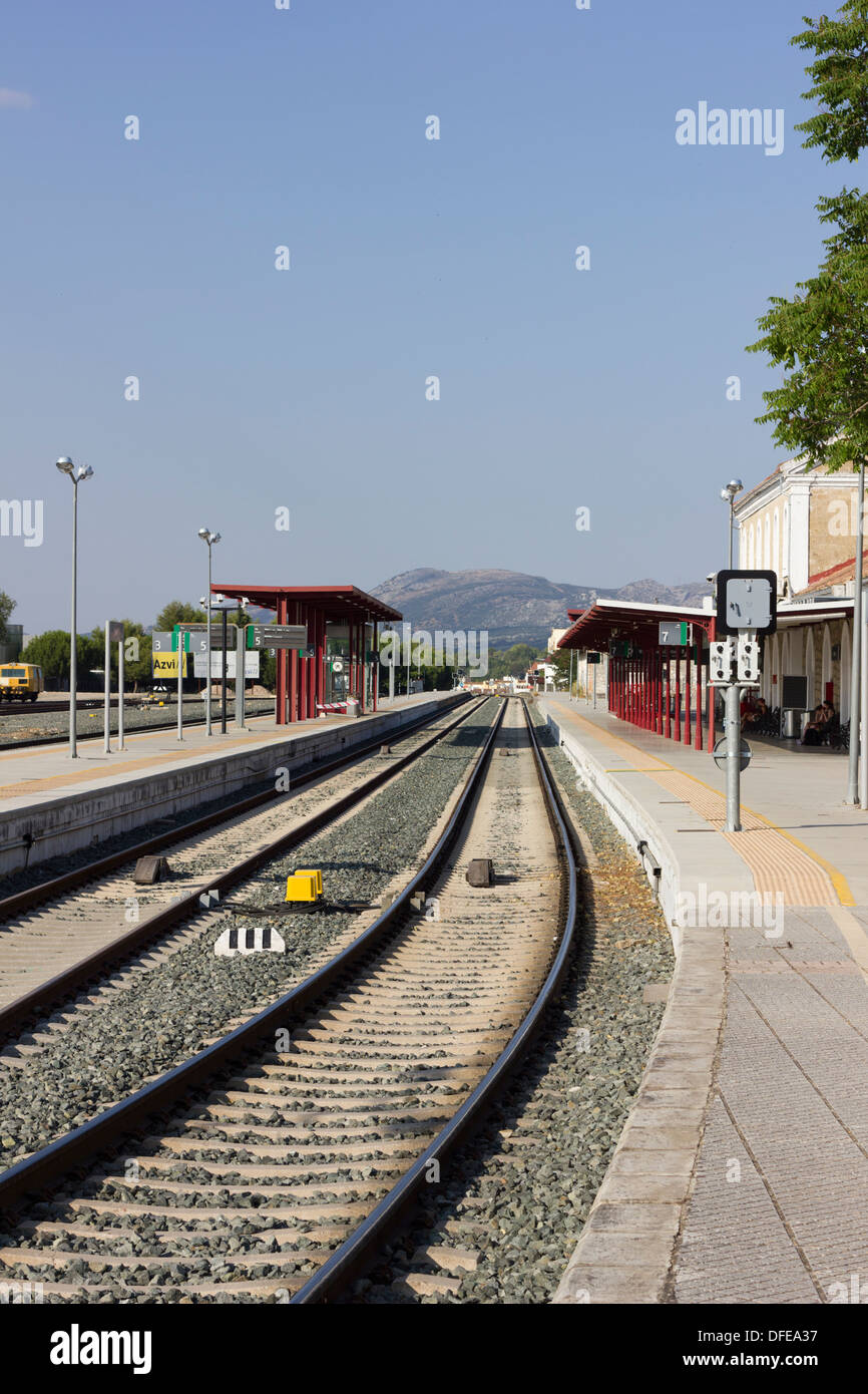 Ronda railway station Stock Photo Alamy