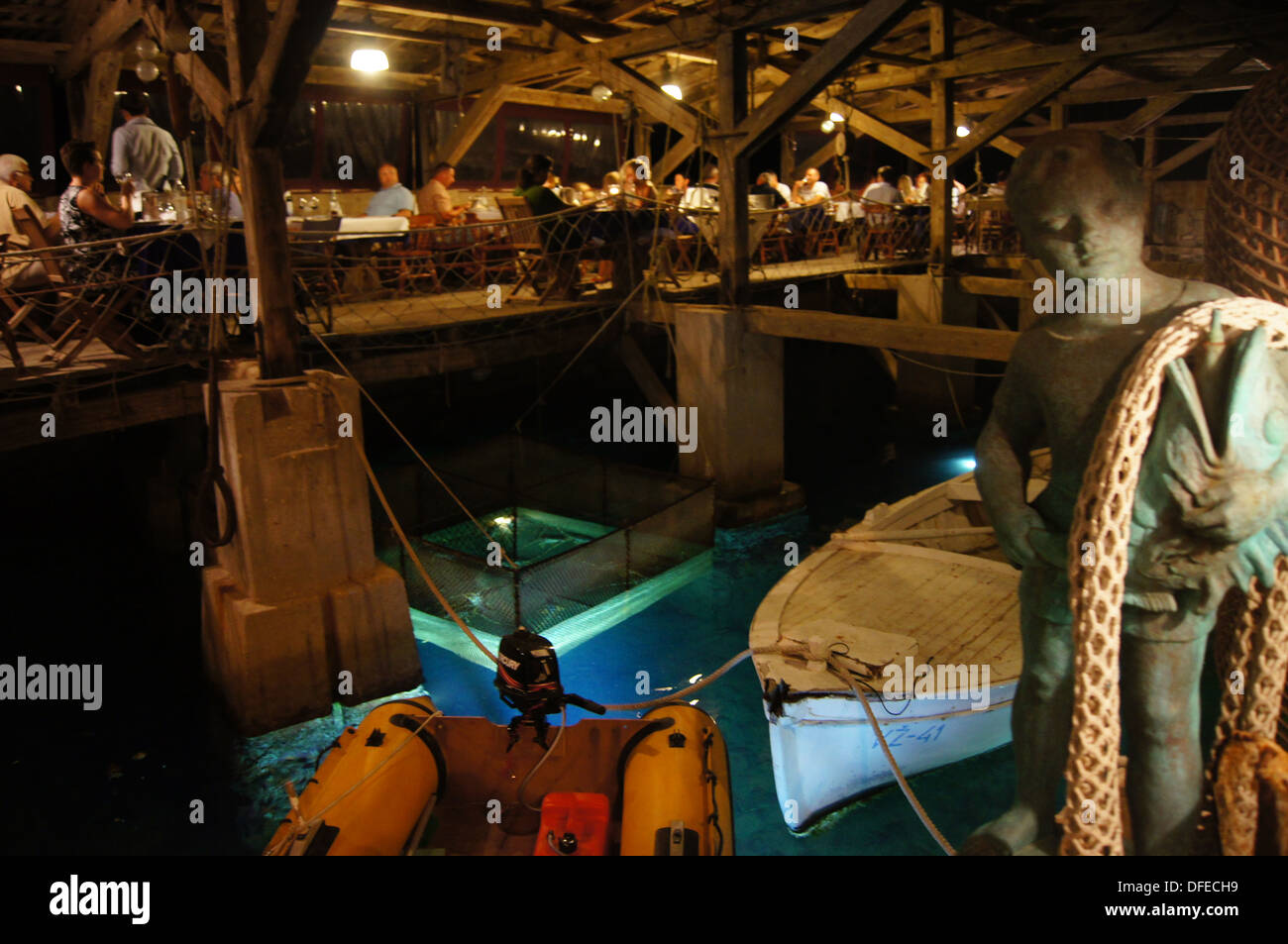 Jastozera Restaurant in Komiza, Vis, Croatia Stock Photo Alamy